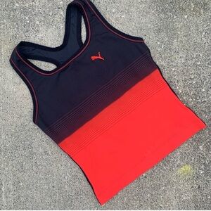 Vintage Puma Workout Cropped Tank Top S